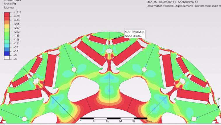 FEA 仿真图 1